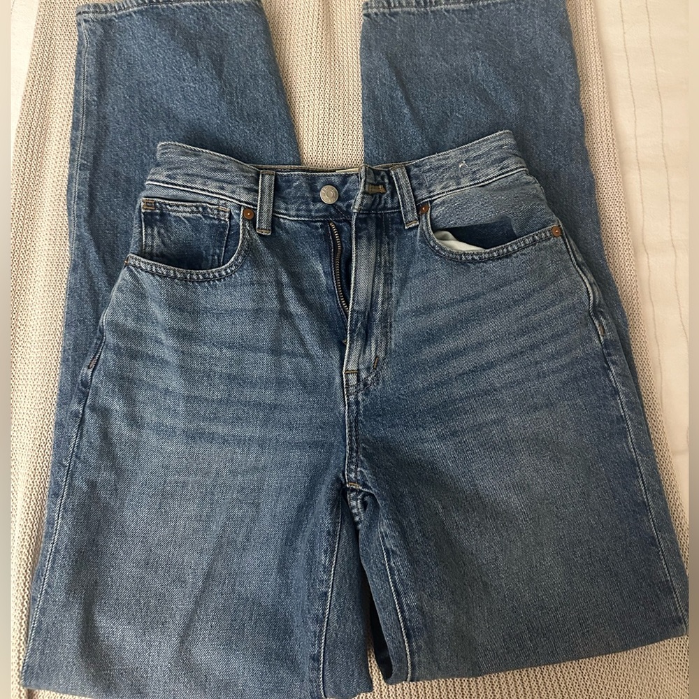 Madewell Curvy Baggy Straight Jean